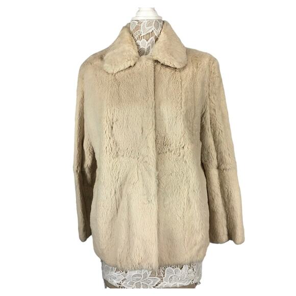 Vintage Avanti New York Genuine Rabbit Fur Jacket size medium - Picture 1 of 12